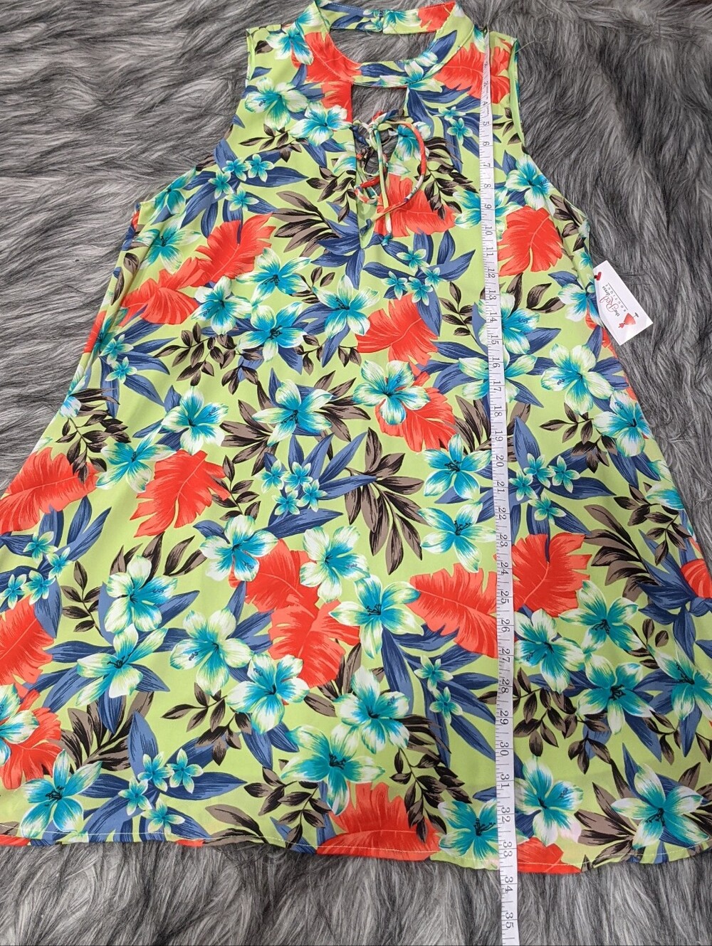 NWT The Red Dress Boutique Floral Shift Dress - Picture 9 of 9